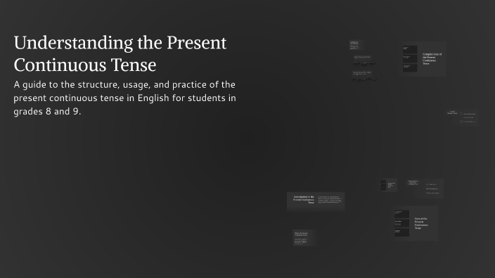 Understanding the Present Continuous Tense by Айназик Калбаева on Prezi