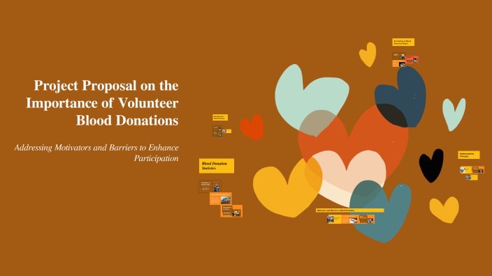 Project Proposal on the Importance of Volunteer Blood Donations by ...