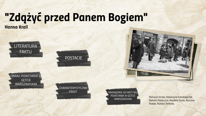 Zdazyc Przed Panem Bogiem Pdf - "Zdążyć przed Panem Bogiem" by Natalia Pasieczna on Prezi