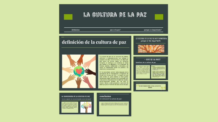 la cultura de la paz by wendy botello on Prezi