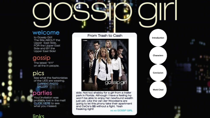 gossip girl presentation english