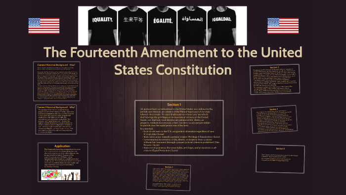 The Fourteenth Amendment To The United States Constitution By Owen ...