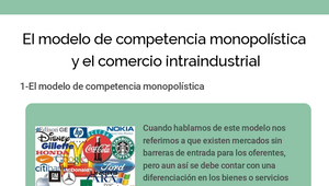 Infografia sobre modelo de competencia monopolística y comercio  intraindustrial by raul aguirre on Prezi Design