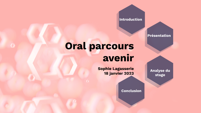 Oral parcours avenir by sophie lagasserie on Prezi