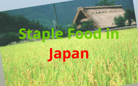 which is the staple food of japanese people