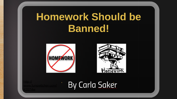 homework banned or not
