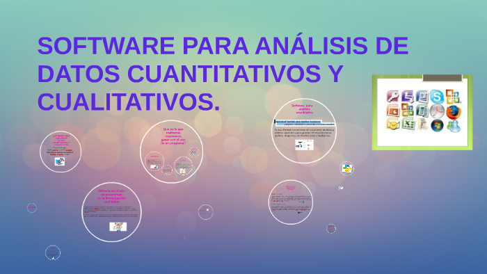 SOFTWARE PARA ANÁLISIS DE DATOS CUANTITATIVOS Y CUALITATIVOS by Ricardo