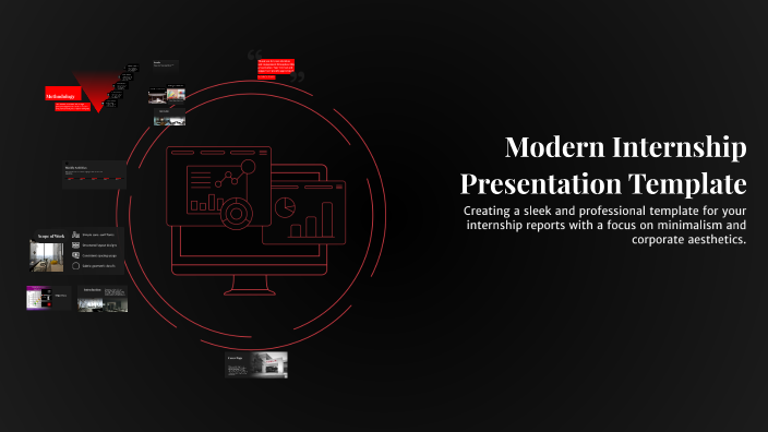 Modern Internship Presentation Template by Zyree Sufi on Prezi