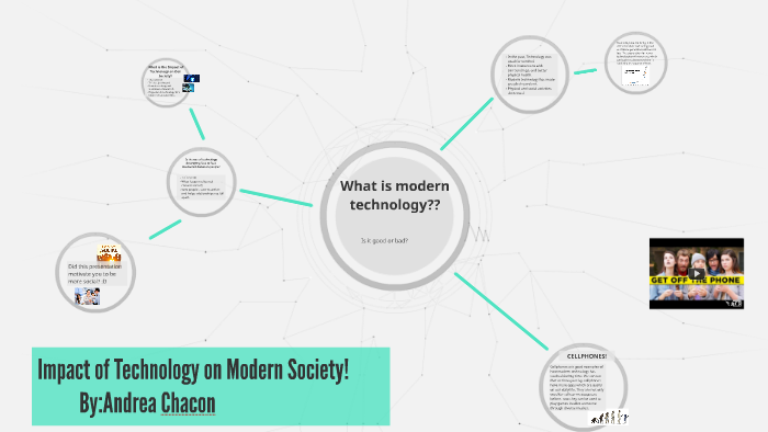 presentation on the impact of technology on modern society