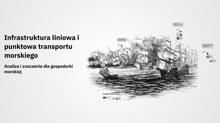 Infrastruktura liniowa i punktowa transportu morskiego by Natalia