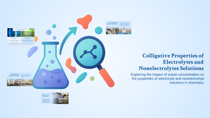 Colligative Properties of Electrolytes and Nonelectrolytes Solutions by ...