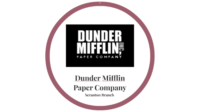 Dunder MIfflin paper Co. – Dunder Mifflin Paper Co.