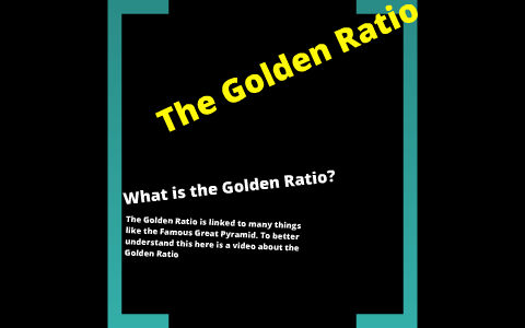 The Golden Ratio (Great Pyramid) by Sam Katz on Prezi