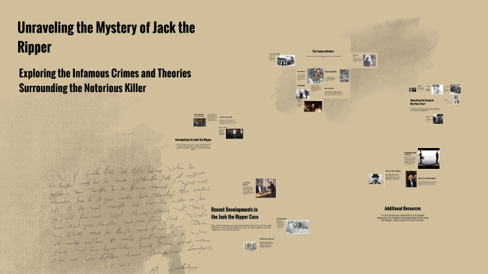 Unraveling the Mystery of Jack the Ripper by Quirijn van de Vijver on Prezi