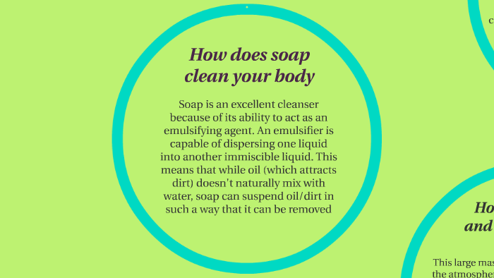 How does soap clean your body by Leah Patel on Prezi