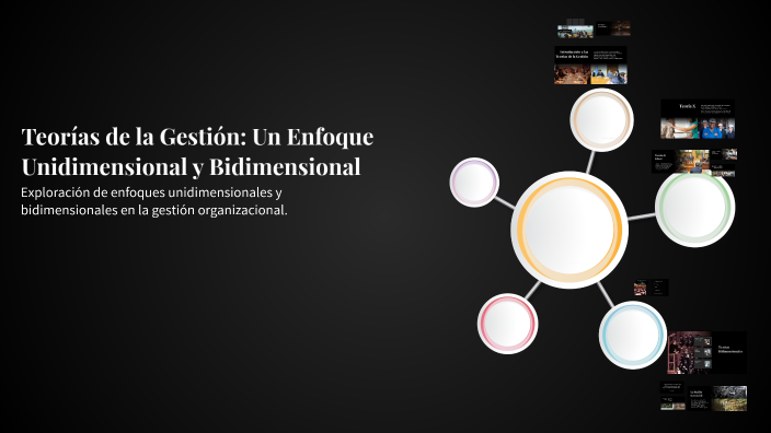 Teorías de la Gestión: Un Enfoque Unidimensional y Bidimensional by ...