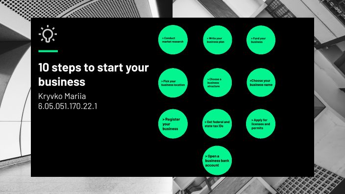 10 steps to start your business by Кривко Маша on Prezi