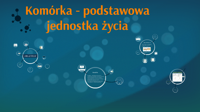 Komórka - podstawowa jednostka życia by Julia Dziuba on Prezi