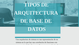 TIPOS DE ARQUITECTURA DE BASE DE DATOS by lizeth vizcaino on Prezi Design