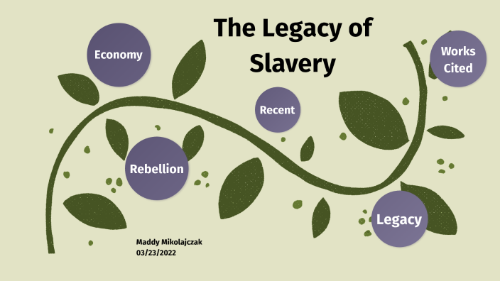 legacy of slavery thesis