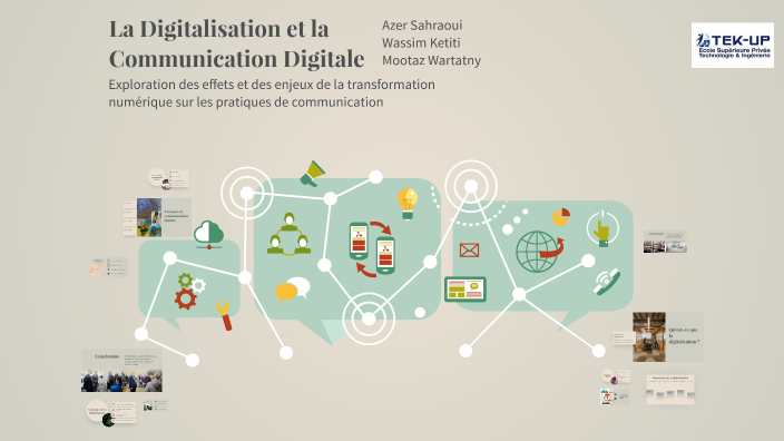 La Digitalisation et la Communication Digitale by mootaz wartatanii on ...