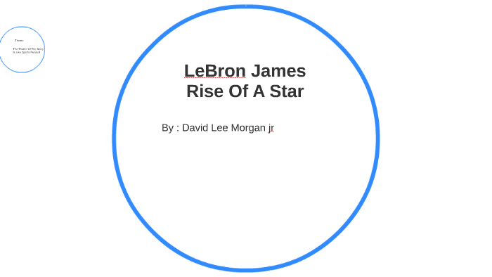 LeBron James Rise Of A Star by Eric Burton on Prezi
