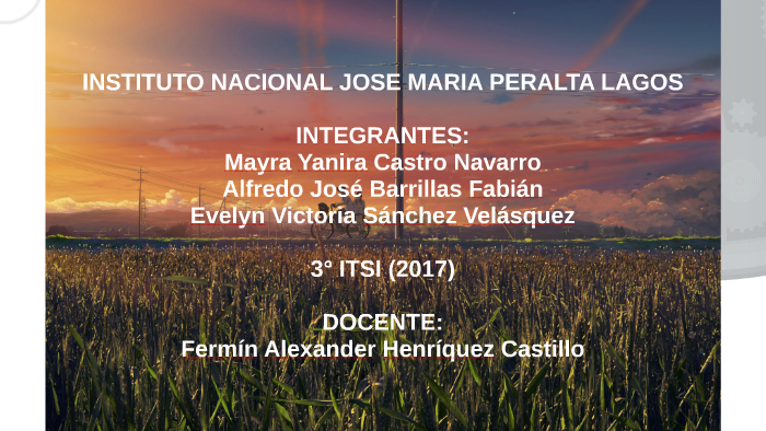 INSTITUTO NACIONAL JOSE MARIA PERALTA LAGOS by Victoria Velásquez on Prezi