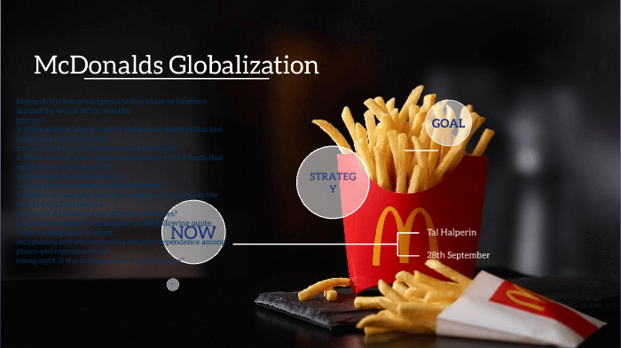 mcdonalds case study globalisation