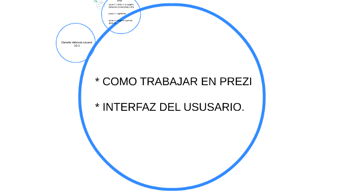 pasos para iniciar trabajar prezi by daniela valencia lozano on Prezi