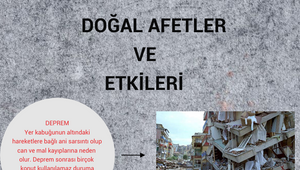 Doğal Afetler Ve Etkileri by ELİF TEMEL on Prezi Design