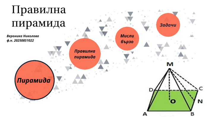Правилна пирамида by Вероника Николова on Prezi