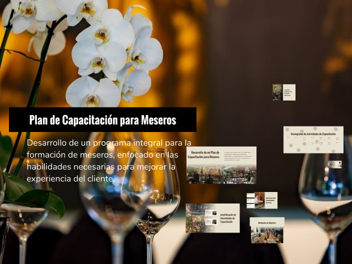Plan de Capacitación para Meseros by Fabiola guadalupe Quezada on Prezi