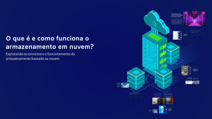 O que é e como funciona o armazenamento em nuvem? by Eliane Lazari da ...