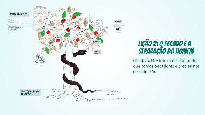 Lição 2: O Pecado e a Separação do Homem by Josafá Rocha on Prezi