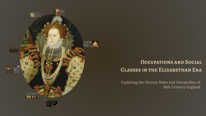 Occupations and Social Classes in the Elizabethan Era by Cash Wallis on ...