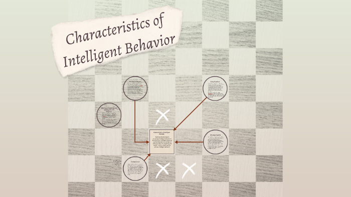 Characteristics Of Intelligent Behavior By