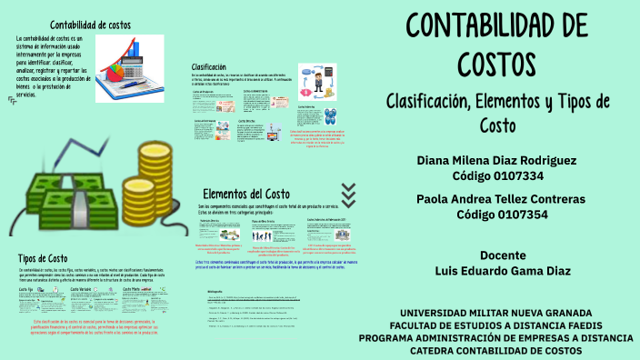 Contabilidad de costos by Paola Andrea Tellez Contreras on Prezi