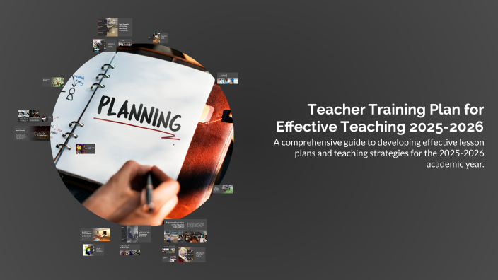 Teacher Training Plan for Effective Teaching 2025-2026 by Dr. Syed ...