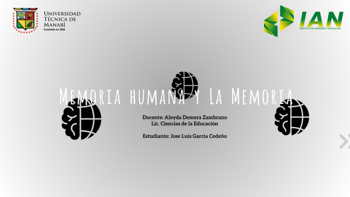 La Importancia de la Memoria Humana by jose Garcia on Prezi