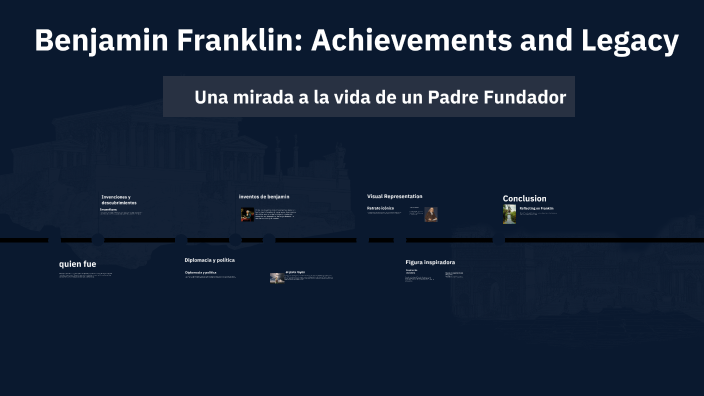 Benjamin Franklin: Achievements And Legacy By Andres Mendoza On Prezi