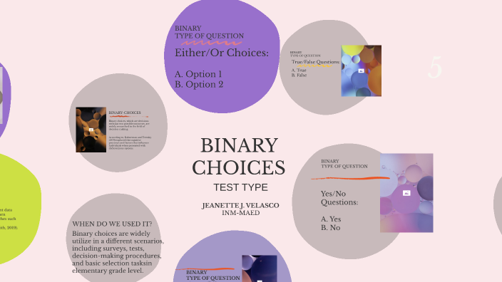 BINARY CHOICE PROS AND CONS by JEANETTE VELASCO on Prezi
