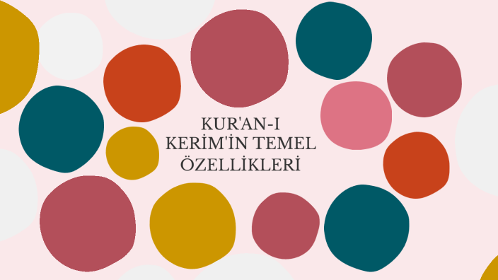 KUR'AN-I KERİM'İN TEMEL ÖZELLİKLERİ by tezcan öztürk on Prezi