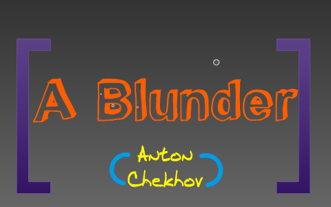 A Blunder by Christopher Moore
