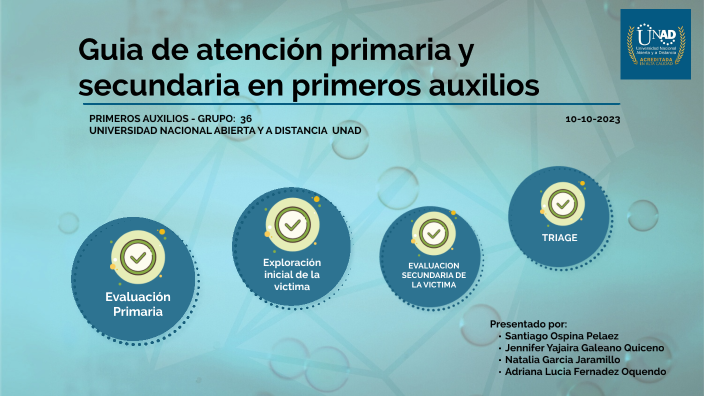 Atencion Primaria Y Secundaria En Primeros Auxilios