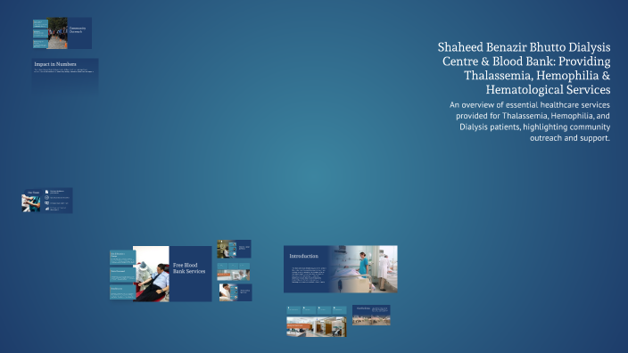 Shaheed Bank Shaheed Benazir Bhutto Dialysis Centre & Blood Bank: Providing ...