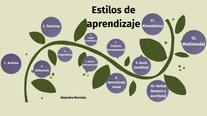 Estilos de aprendizaje by alejandra montaña on Prezi