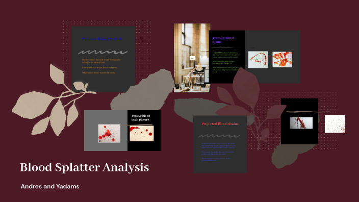 Blood Splatter Analysis by Andres Condarco on Prezi