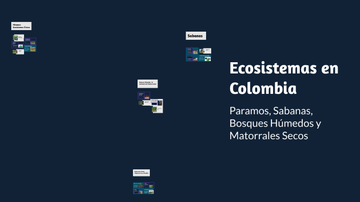 Ecosistemas en Colombia by Angie Paola García Gómez on Prezi
