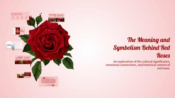The Meaning and Symbolism Behind Red Roses by Andrea Colato on Prezi