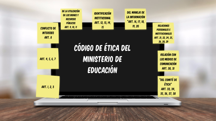 CÓDIGO DE ÉTICA DEL MINISTERIO DE EDUCACIÓN by Ariel lucas on Prezi